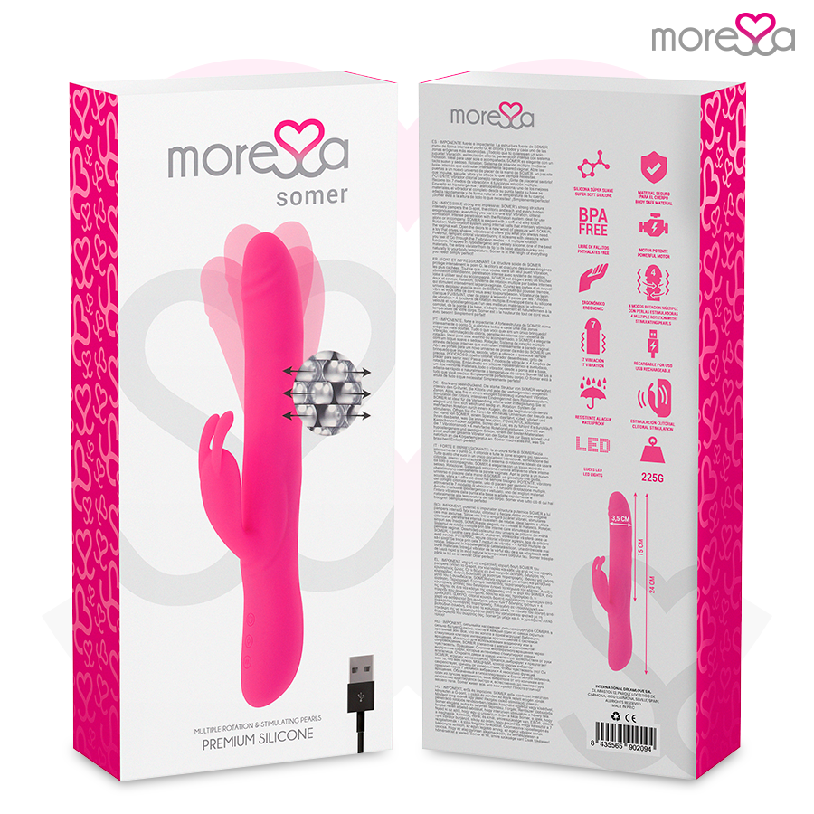 MORESSA - VIBRATEUR SOMER PREMIUM  ROTATIONS MULTIPLES MORESSA