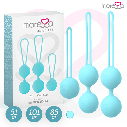 MORESSA - ENSEMBLE OSIAN SILICONE TURQUOISE PREMIUM MORESSA