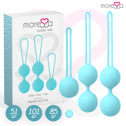 MORESSA - ENSEMBLE OSIAN SILICONE TURQUOISE PREMIUM MORESSA