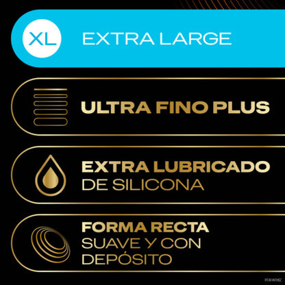 DUREX - CONNEXION TOTALE XL ULTRA FINE PLUS SANS LATEX 10 UNITÉS DUREX CONDOMS