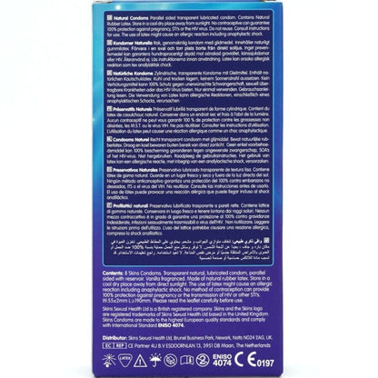 SKINS - PRÉSERVATIFS NATURELS PREMIUM PACK 8 SKINS