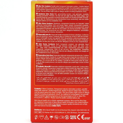 SKINS - PACK DE 8 PRÉSERVATIFS ULTRA FINS PREMIUM SKINS