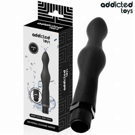 ADDICTED TOYS - NETTOYEUR ANAL AVEC ADAPTATEUR UNIVERSEL MODÈLE 3 ADDICTED TOYS