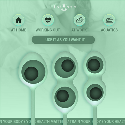 INTENSE - KIT DE BOULES DE KEGEL CHARLI VERT CLAIR INTENSE HEALTH & FUN