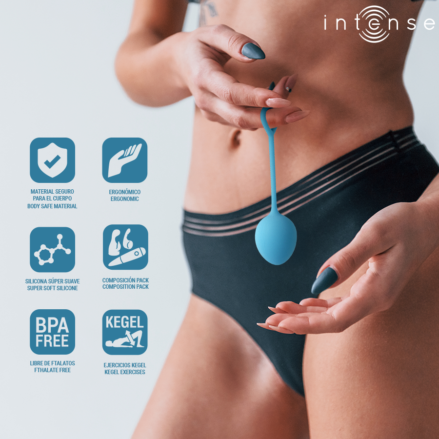 INTENSE - CHARLI KEGEL BALL KIT BLEU INTENSE HEALTH & FUN