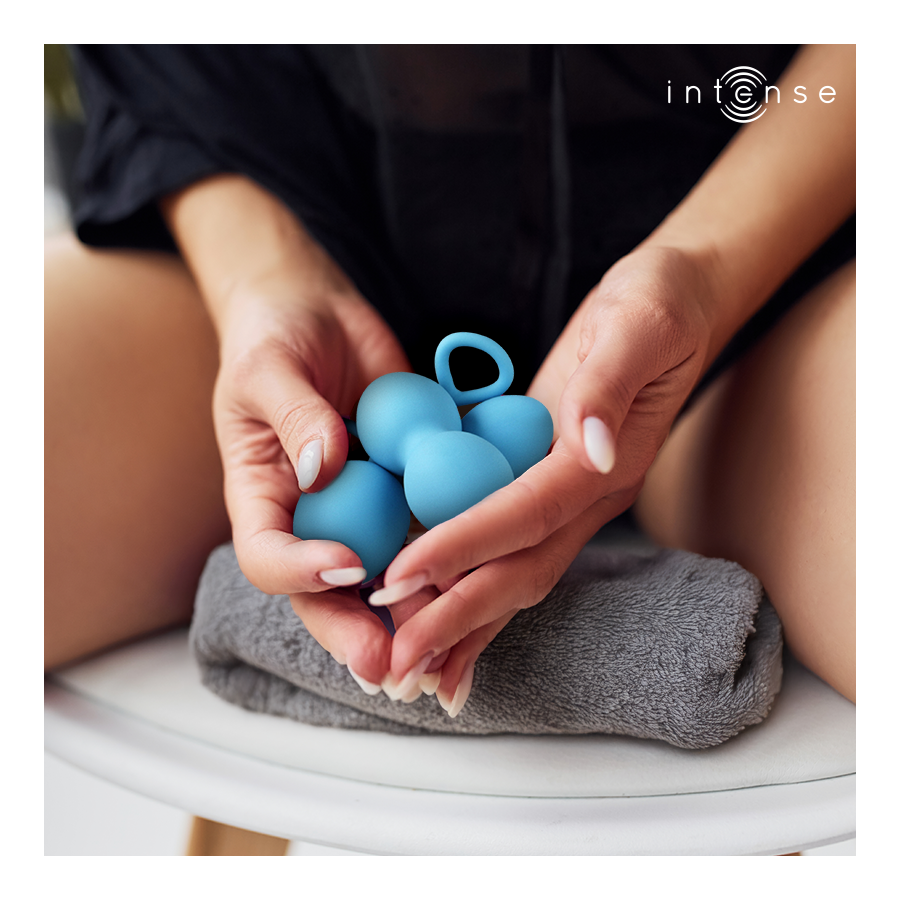 INTENSE - CHARLI KEGEL BALL KIT BLEU INTENSE HEALTH & FUN