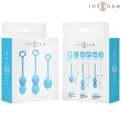 INTENSE - CHARLI KEGEL BALL KIT BLEU INTENSE HEALTH & FUN