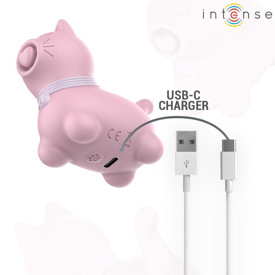 INTENSE - STIMULATEUR DE LANGUE EFFET PULSATION MARIE PINK INTENSE FUN TOYS
