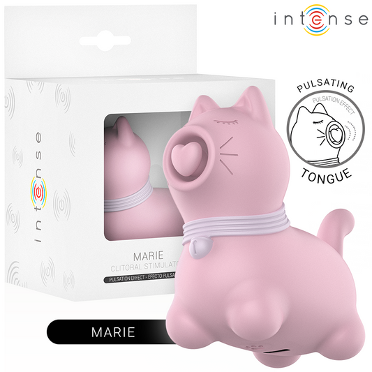 INTENSE - STIMULATEUR DE LANGUE EFFET PULSATION MARIE PINK INTENSE FUN TOYS