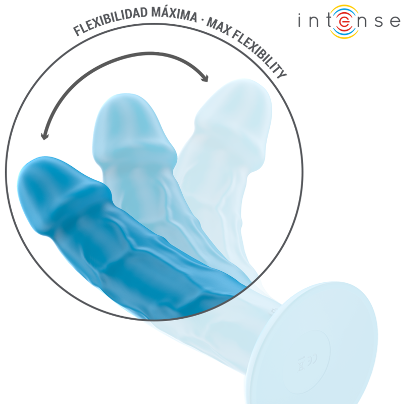 INTENSE - PHOEBE VIBRATEUR RÉALISTE 10 VIBRATIONS TÉLÉCOMMANDE BLEU INTENSE FUN TOYS