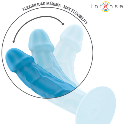 INTENSE - PHOEBE VIBRATEUR RÉALISTE 10 VIBRATIONS TÉLÉCOMMANDE BLEU INTENSE FUN TOYS