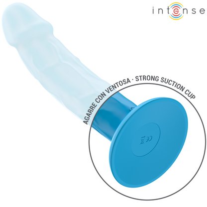 INTENSE - PHOEBE VIBRATEUR RÉALISTE 10 VIBRATIONS TÉLÉCOMMANDE BLEU INTENSE FUN TOYS