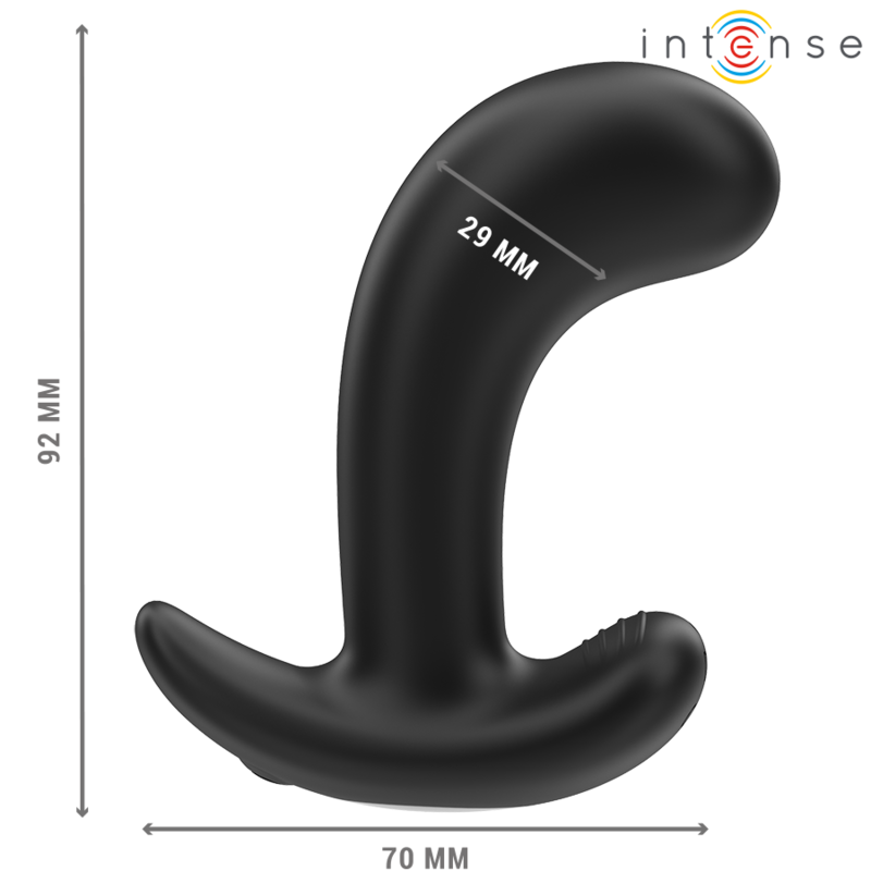 INTENSE - CHANDLER ANAL PLUG 10 VIBRATIONS NOIR TÉLÉCOMMANDE INTENSE ANAL TOYS
