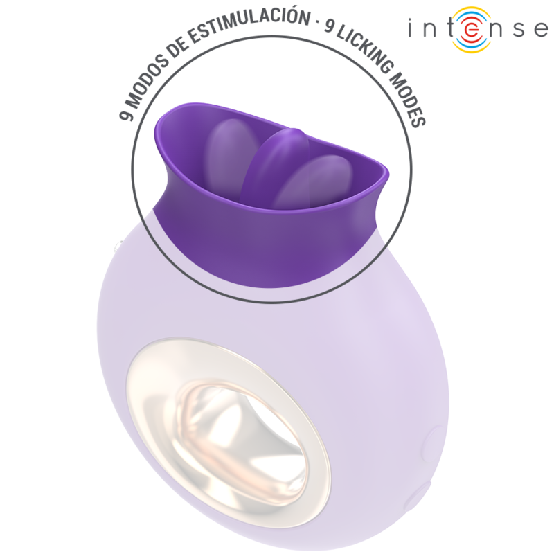 INTENSE - TULI STIMULATEUR CLITORIS 9 VIBRATIONS & 9 OSCILLATIONS VIOLET INTENSE FUN TOYS