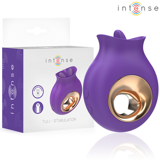 INTENSE - TULI STIMULATEUR CLITORIS 9 VIBRATIONS & 9 OSCILLATIONS VIOLET INTENSE FUN TOYS