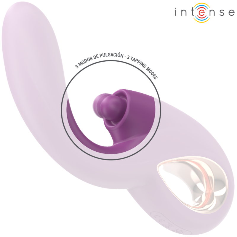 INTENSE - LALI VIBRATEUR MULTIFONCTION POINT G TAPPING & THRUST & VIBRATION VIOLET INTENSE FUN TOYS