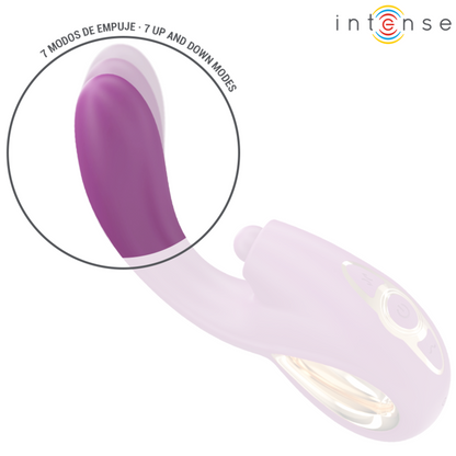 INTENSE - LALI VIBRATEUR MULTIFONCTION POINT G TAPPING & THRUST & VIBRATION VIOLET INTENSE FUN TOYS