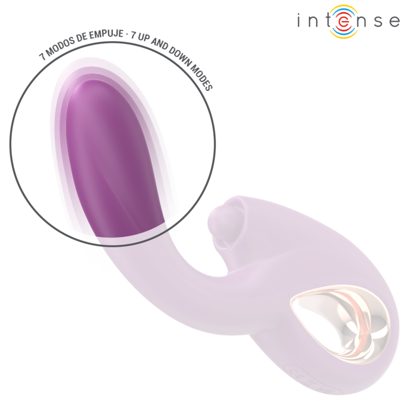 INTENSE - LALI VIBRATEUR MULTIFONCTION POINT G TAPPING & THRUST & VIBRATION VIOLET INTENSE FUN TOYS