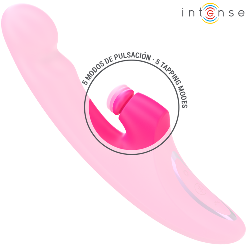 INTENSE - EMI VIBRATEUR 13,5 CM MULTIFONCTION 3 EN 1 10 VIBRATIONS ROSE INTENSE FUN TOYS