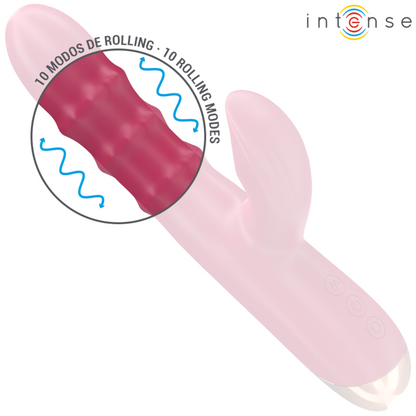 INTENSE - CHLOE VIBRATEUR MULTIFONCTION 3 EN 1 ROUGE INTENSE FUN TOYS