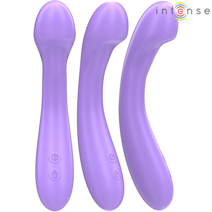 INTENSE - BECKY VIBRATEUR 19 CM CHAUFFANT 7 VIBRATIONS VIOLET INTENSE FUN TOYS