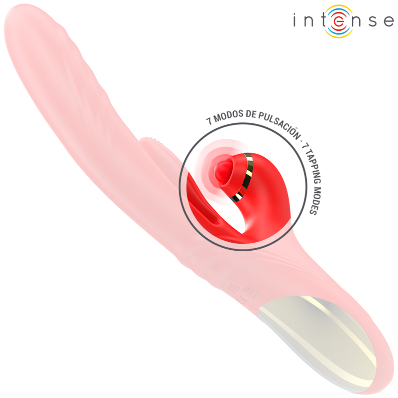 INTENSE - ROSALIA VIBRATEUR MULTIFONCTION 3 EN 1 ROUGE INTENSE FUN TOYS