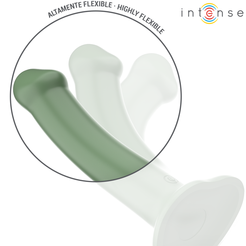 INTENSE - BECCA VIBRATEUR AVEC VENTOUSE 10 VIBRATIONS TÉLÉCOMMANDE VERTE INTENSE FUN TOYS