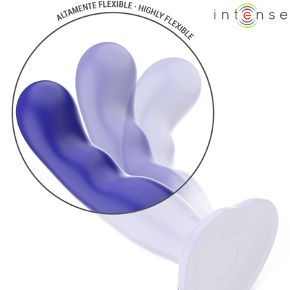 INTENSE - SHORTY VIBRATEUR AVEC VENTOUSE TÉLÉCOMMANDE BLEUE INTENSE FUN TOYS