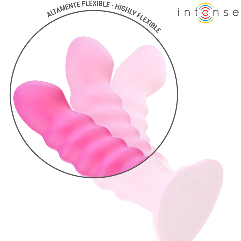 INTENSE - CINDY VIBRATEUR TAILLE L DESIGN SPIRALE 10 VIBRATIONS ROSE TÉLÉCOMMANDE INTENSE FUN TOYS