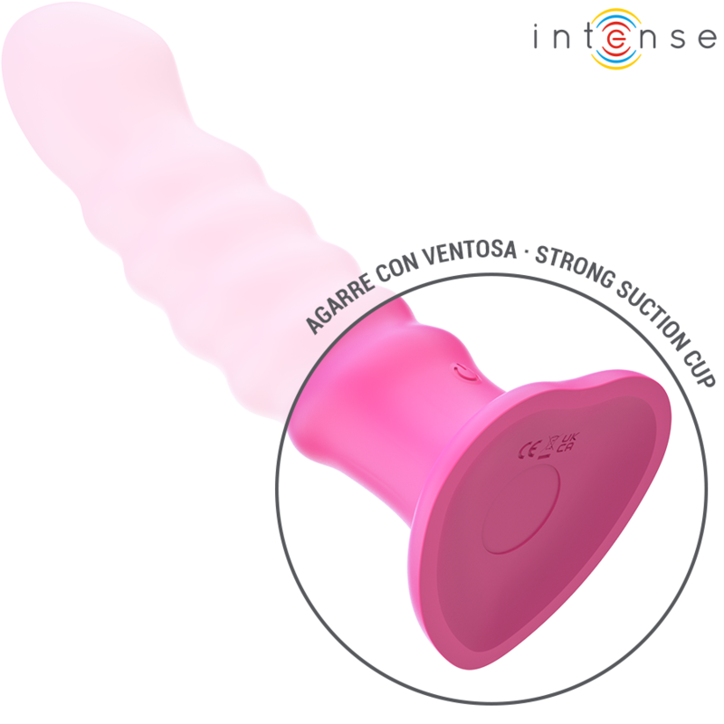 INTENSE - CINDY VIBRATEUR TAILLE L DESIGN SPIRALE 10 VIBRATIONS ROSE TÉLÉCOMMANDE INTENSE FUN TOYS
