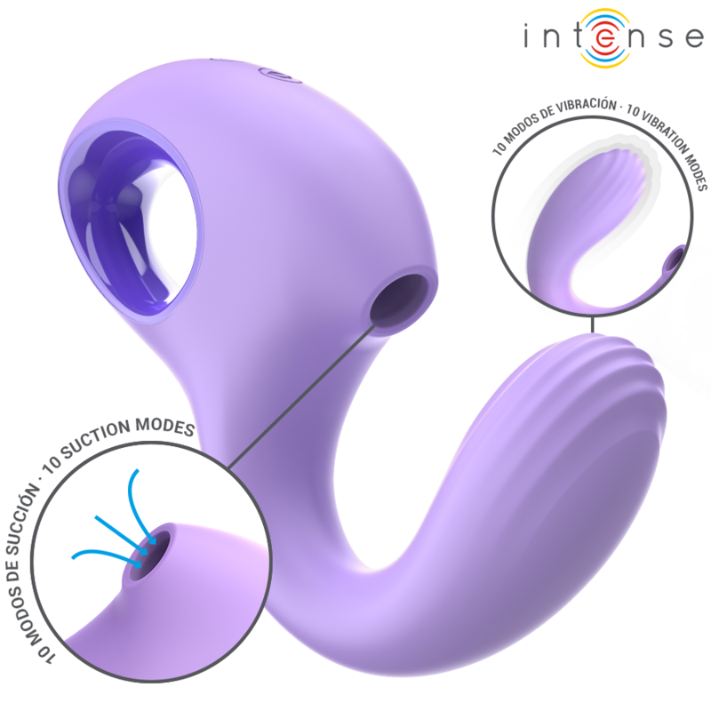 INTENSE - BAXTER VIBRATEUR & STIMULATEUR VIOLET INTENSE FUN TOYS