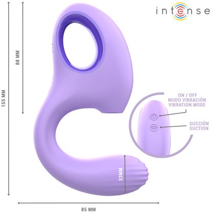 INTENSE - BAXTER VIBRATEUR & STIMULATEUR VIOLET INTENSE FUN TOYS