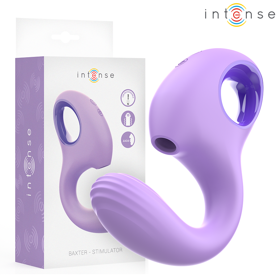 INTENSE - BAXTER VIBRATEUR & STIMULATEUR VIOLET INTENSE FUN TOYS