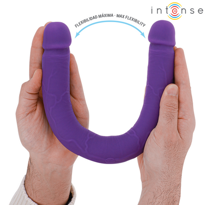 INTENSE - GUNTER DILDO DOUBLE VIBRATEUR 40 CM VIOLET TÉLÉCOMMANDE INTENSE FUN TOYS