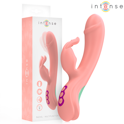 INTENSE - RACHEL VIBRATEUR RABBIT 5 VIBRATIONS ROSE INTENSE FUN TOYS