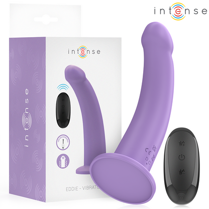 INTENSE - EDDIE VIBRATEUR 17,5 CM 10 VIBRATIONS VIOLET TÉLÉCOMMANDE INTENSE FUN TOYS