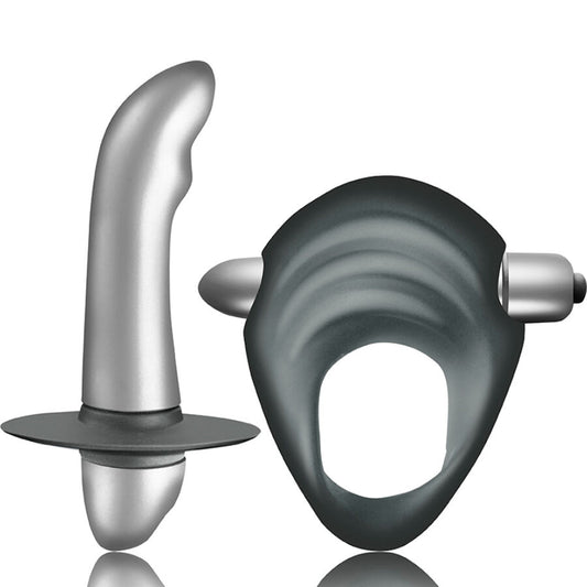 CLIMAXIMUM - KIT ENTICE ANNEAU PÉNITENTIAIRE + VIBRATEUR PROSTATIQUE DÉBUTANTS CLIMAXIMUM