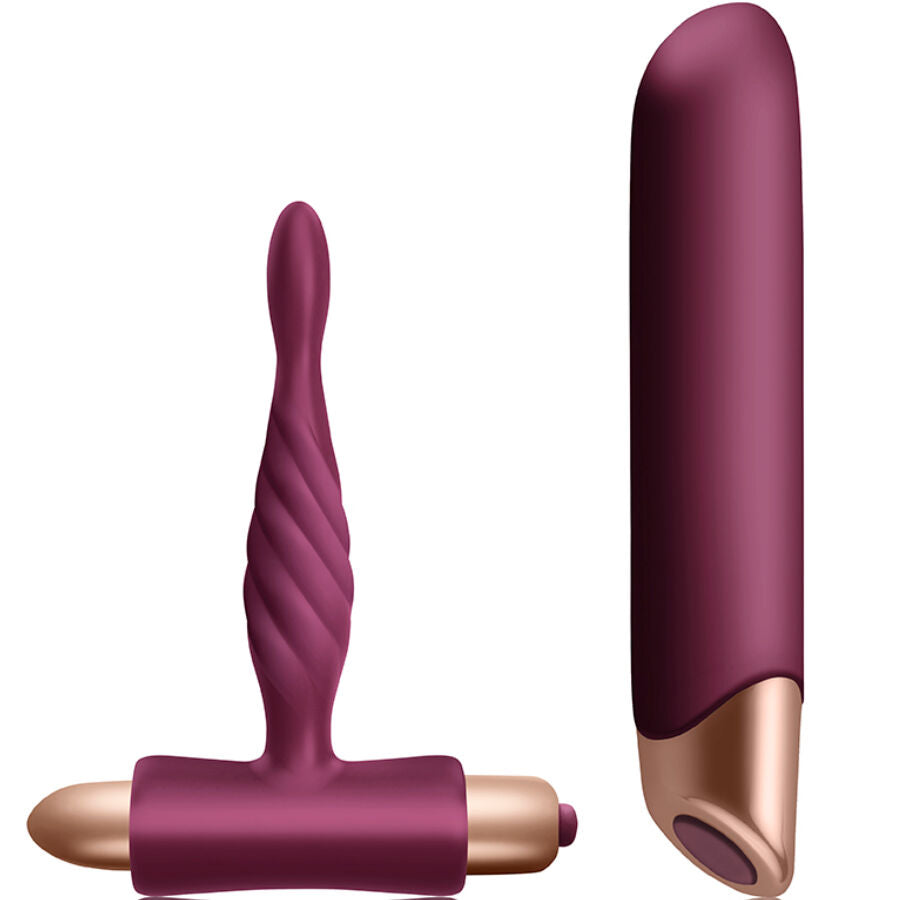 CLIMAXIMUM - KIT RAPTURE VIBRATEUR CLASSIQUE + PLUG ANAL DÉBUTANT CLIMAXIMUM
