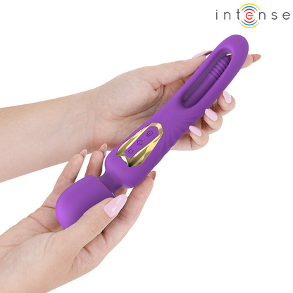 INTENSE - BAGUETTE VIBRANTE CHRISTY AVEC LANGUE QUI TOURNE INTENSE FUN TOYS
