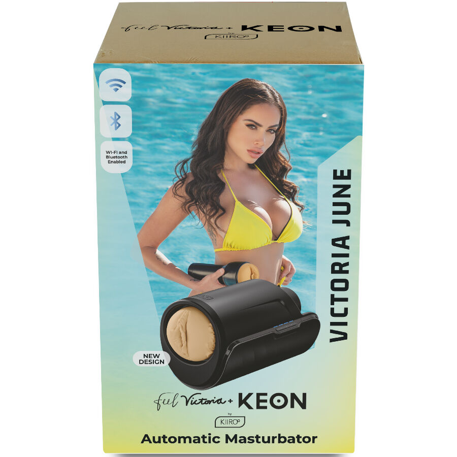 KIIROO - KEON WIFI COMBO VICTORIA JUNE MASTURBATEUR AUTOMATIQUE + FEEL STROKER KIIROO