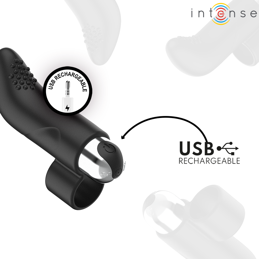 INTENSE - DAMIANO STIMULATEUR DOIGT RECHARGEABLE INTENSE FUN TOYS
