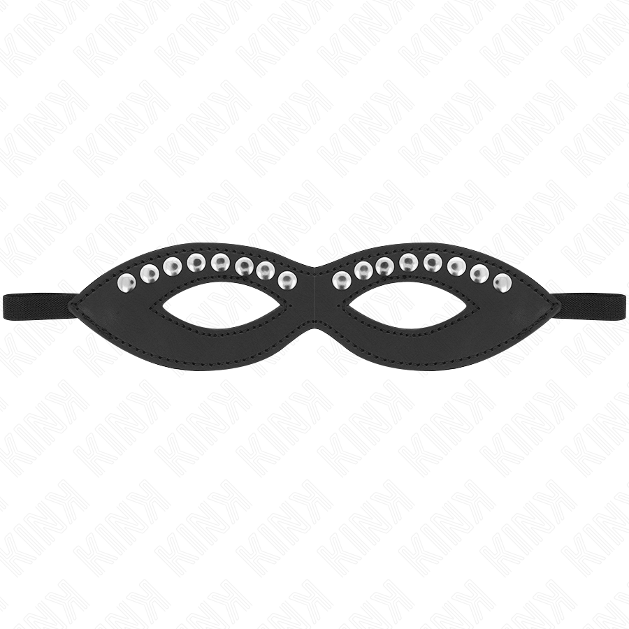 KINK - MASQUE POUR LES YEUX AVEC MINI RIVETS MODÈLE 1 20,5 x 5,5 CM KINK MASKED ALLURE