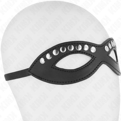 KINK - MASQUE POUR LES YEUX AVEC MINI RIVETS MODÈLE 1 20,5 x 5,5 CM KINK MASKED ALLURE
