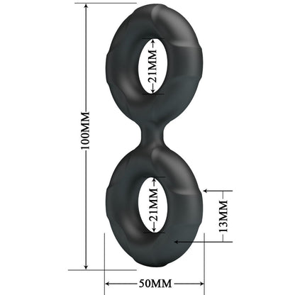 CRAZY BULL - RADWAN DOUBLE BAGUE EN SILICONE MODÈLE 19 CRAZY BULL
