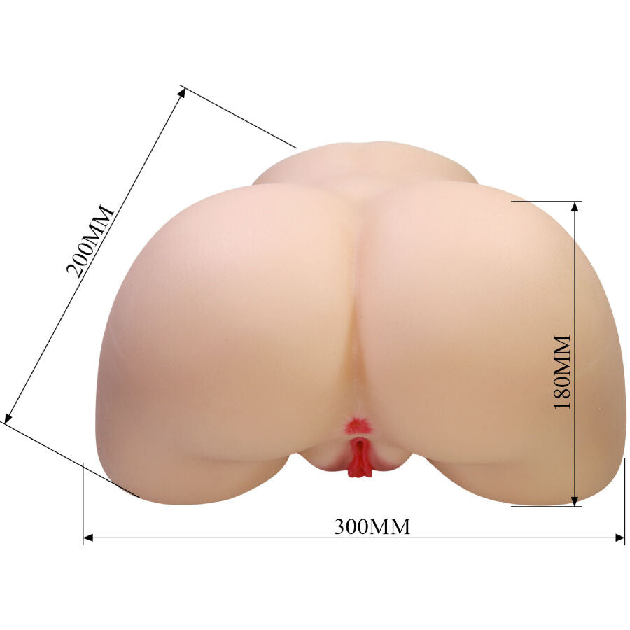 CRAZY BULL - OLIVIA FESSES FÉMININES RÉALISTES VAGIN ET ANAL 5,5 KG CRAZY BULL