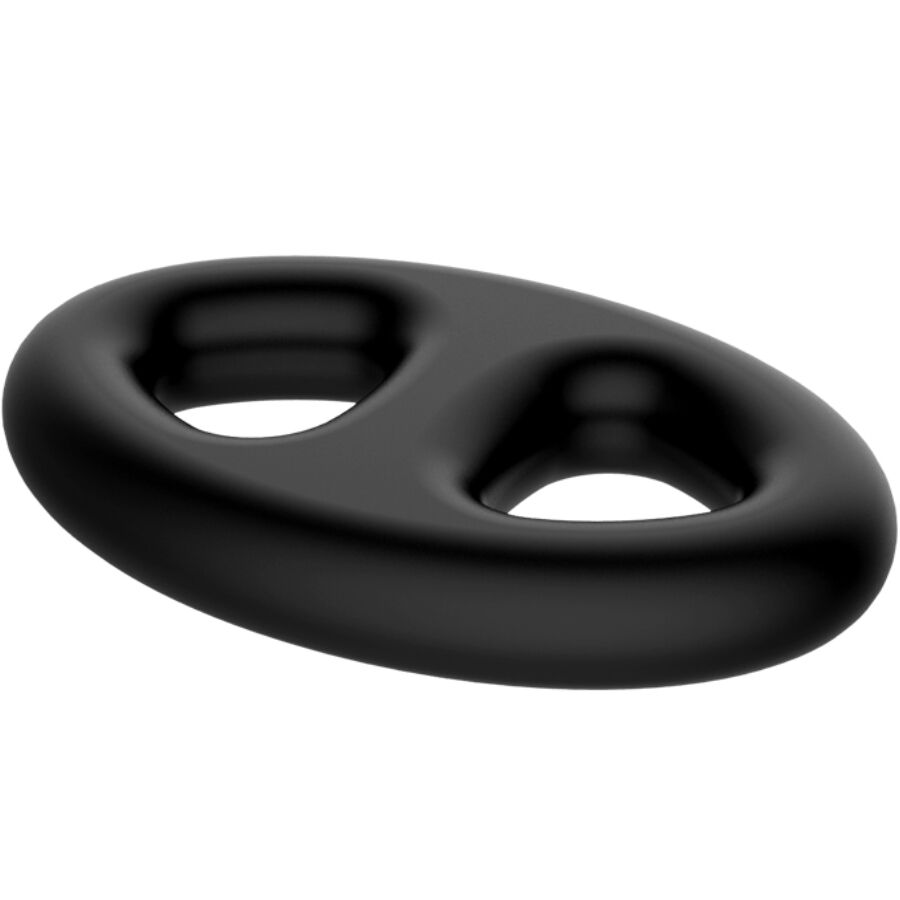 CRAZY BULL - BAGUE EN SILICONE DOUBLE OVALE CRAZY BULL