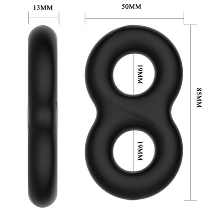 CRAZY BULL - BAGUE EN SILICONE DOUBLE INFINITY CRAZY BULL