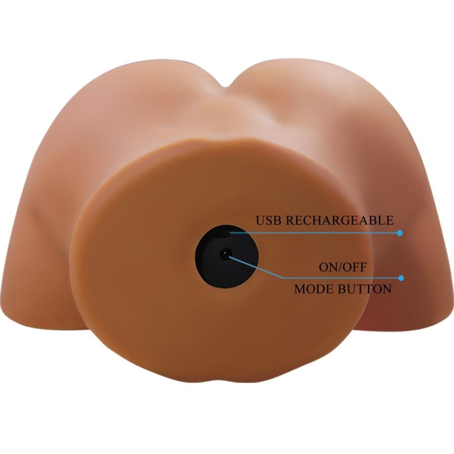 CRAZY BULL - GERIANN VIBRATEUR ET SUÇON FÉMININ RÉALISTE AVEC SON 5,5 KG CRAZY BULL
