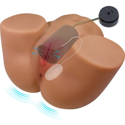 CRAZY BULL - GERIANN VIBRATEUR ET SUÇON FÉMININ RÉALISTE AVEC SON 5,5 KG CRAZY BULL
