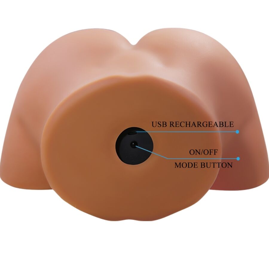 CRAZY BULL - ILANA VIBRATEUR ET SUÇON FÉMININ RÉALISTE AVEC SON 6,8 KG CRAZY BULL